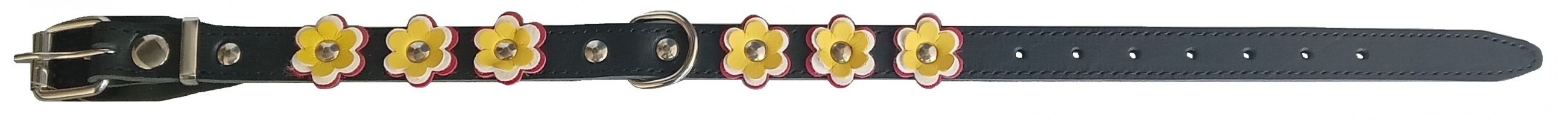Ошейник 20 мм ЦВЕТЫ